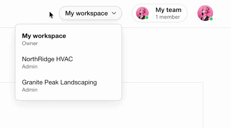 Inviting a teammate to a Pathline workspace
