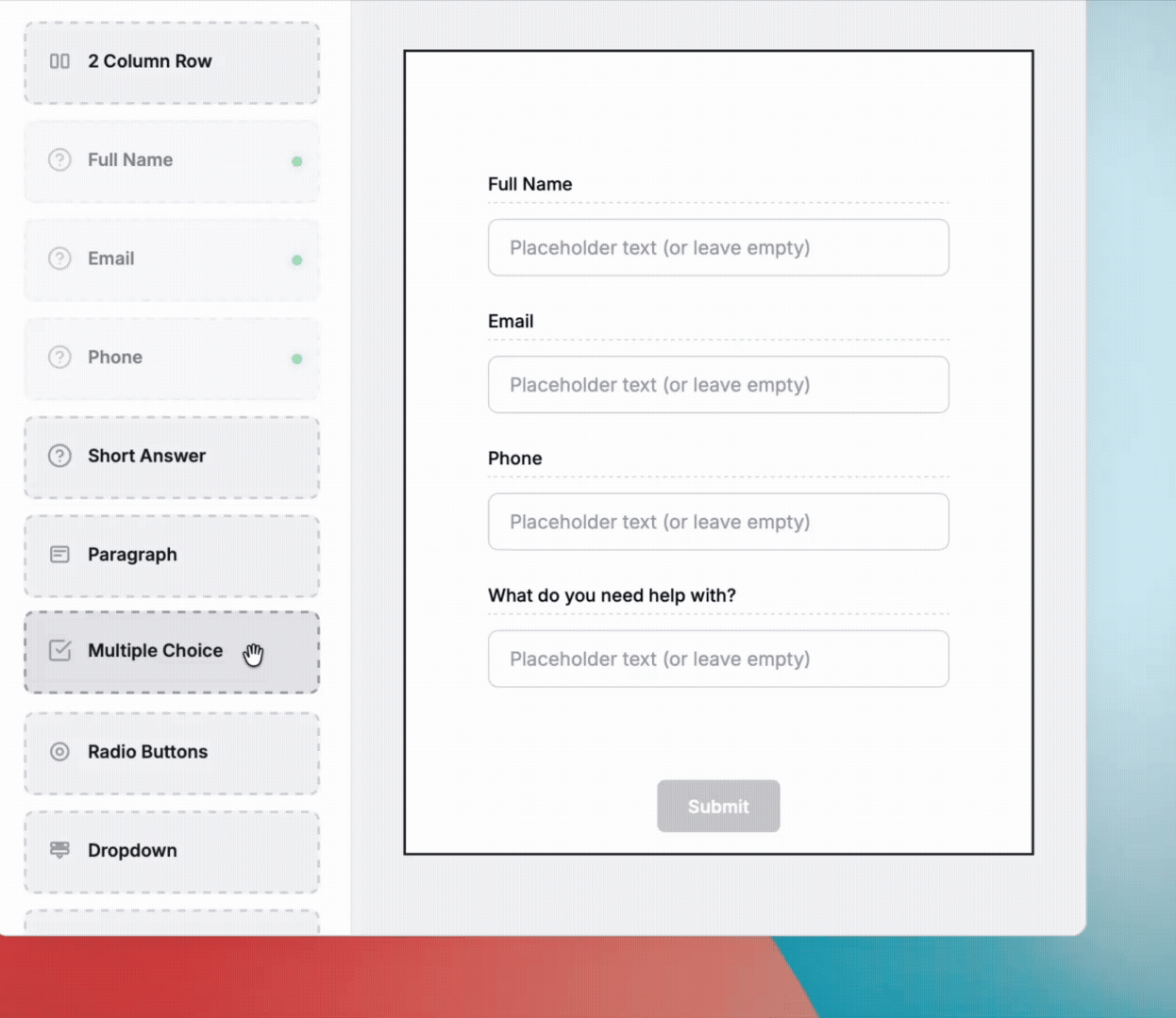 Create and share spam-fighting forms